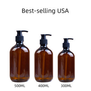 Bouteille de shampoing de fabrication professionnelle <span class=keywords><strong>500</strong></span> Ml, lavage à main, pompe en plastique pour animaux de compagnie, Support des autocollants, capacité personnalisés, LOGO - Product Image 2