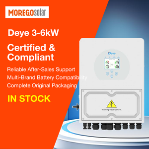 Onduleur solaire hybride monophasé Morego Deye 3kW 3.6kW 5kW 6kW, efficacité 97.6%, onduleurs photovoltaïques hors réseau/sur réseau - Product Image 1