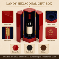Boîte à vin en MDF laqué piano haute brillance, double porte, coffret rectangulaire, gravure laser personnalisable, emballage haut de gamme pour spiritueux