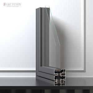 Fuson 48X60 גבוהה ביצועים פסיבי צרפתי מערכת חלון זיגוג משולש נמוך-E להטות ולהפוך אלומיניום Windows - Product Image 2