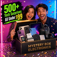 Caja Misteriosa de Electrónicos Level-up: Gadgets Sorpresa Aleatorios, Experiencia Sorpresa, Auriculares TWS, Controles de Juego, Electrónicos Novedosos al por Mayor