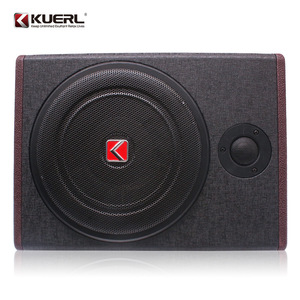 Subwoofer de voiture Kuerl 10 pouces 600W, design fin pour installation sous le siège passager - Product Image 4
