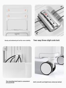 Valise élégante à large poignée avec couche antichoc pour ordinateur portable pour un voyage d'affaires pratique - Product Image 5