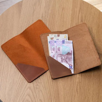 Porte-factures en cuir gravé, porte-chèques de restaurant, enveloppe à factures en cuir véritable, porte-reçus, porte-billets