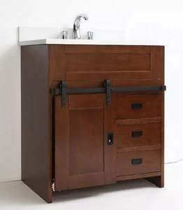 Mini Sistem Pintu Gudang Geser untuk Kabinet Hitam Rel Rol Lemari Track Set Kabinet Pintu Perangkat Keras - Product Image 5