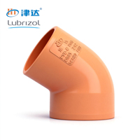 Tuyaux et raccords CPVC orange de haute qualité pour système d'incendie, tuyaux de protection incendie CPVC, réducteur