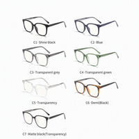 A10083 Lunettes de vue vintage pour femme, monture intégrale, verres neutres - Montures décoratives noires, aspect naturel, pour myopie