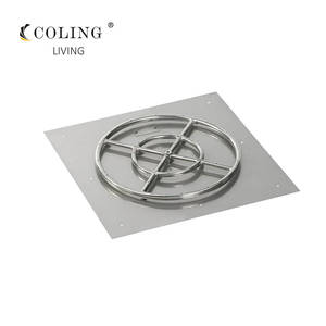 Customizable 72-Inch Remote Control <strong>Outdoor</strong> Linear <strong>Fireplace</strong> with Built-In Burner Kit Stainless <strong>Steel</strong> Insert - Product Image 5