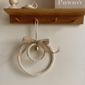 Style nordique fait à la main bricolage armure décoration de la maison mur porte cloche Vintage bébé lit cloche vent <span class=keywords><strong>carillon</strong></span> pour enfant chambre décor avec arc - Product Image 2