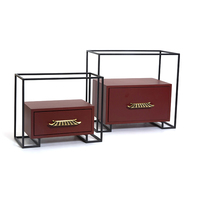 Rectangle décoration orientale Design Articles d'ameublement laque bois organisateur boîte de rangement boîte cadeau