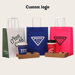 Sacs en papier kraft biodégradables personnalisés de haute qualité, impression offset en gros pour les aliments, le café et autres boissons - Product Image 3