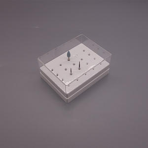 Boîte à fraises dentaires à haute et basse vitesse avec fonction anti-gravité à 20 trous, porte-fraises en carbure de tungstène en caoutchouc, matériau métallique électrique - Product Image 2