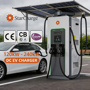 สถานีชาร์จรถยนต์ไฟฟ้า Deep Cycle Smart 200kW-240kW Starcharge Titan V5 UL CE OCPP 16J สำหรับการชาร์จสาธารณะ  ที่เชื่อถือได้ กำลังไฟ 120 กิโลวัตต์ - Product Image 1