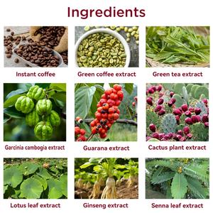 Café Instantáneo Halal al por Mayor de Chinaherbs, Café Verde Natural para Adelgazar Rápido, Quema Grasa, en Caja - Product Image 6