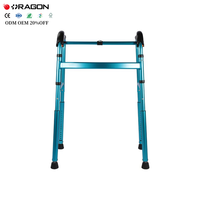 Aide à la marche pliable en aluminium OEM ODM pour monter les escaliers, pour personnes handicapées, personnes âgées, marcheur pour monter les escaliers pour personnes âgées