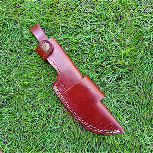 Vintage Style Leather Knife Sheath Handmade Durable <b>Belt</b> Pouch for Outdoor Handcrafted Genuine Leather Knife Sheath For Sale - Product Image 5
