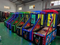 Machine de jeu de basket-ball à pièces avec écran de 42 pouces Vidéos Sports d'arcade Pliant pour les enfants