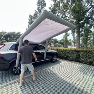<span class=keywords><strong>Tente</strong></span> de toit <span class=keywords><strong>gonflable</strong></span> extensible <span class=keywords><strong>pour</strong></span> fourgonnette/SUV avec pare-soleil en tissu PVC, camping estival, installation personnalisable - Product Image 2