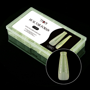 Nhà Máy Bán Buôn Chất Lượng Cao Cấp Xl Kép Hình Thức Dưới Mẹo Tùy Chỉnh Màu Sắc Đầy Đủ Bìa Nail Nail Hình Thức Mở Rộng 120 cái/hộp - Product Image 1