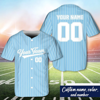 OEM POD Maßgeschneidertes Baseball-Trikot mit Stickerei, Personalisiertem Teamnamen und Farboptionen für Herren-Sportbekleidung