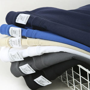 Camiseta de punto personalizada de cuello redondo para hombre, de 230 g/m², extragrande, de alta calidad, con estampado de serigrafía 100% algodón DTG, a la moda - Product Image 1