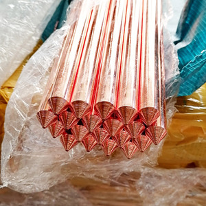 Venta directa de fábrica Precio bajo Barra de tierra Tierra Protección contra rayos Sistema de puesta a tierra Barra de tierra de acero revestido de cobre - Product Image 5