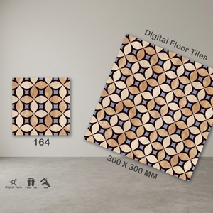 กระเบื้องปูพื้นเซรามิก 300x300 มม. 30x30 ซม. 3D อิงค์เจ็ท กันลื่น ผิวด้าน เคลือบเงา ดีไซน์สวยงาม สำหรับปูพื้นบ้าน - Product Image 2