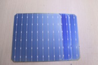 Sel tenaga surya monokristalin 166mm sel surya tunggal Kelas a efisiensi tinggi untuk sistem Panel surya