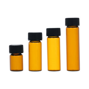 กล่องใส่ยาแก้วแบบคลาสสิก ดีไซน์ใหม่ ขนาด 29 มม. สีส้มและสีขาว สำหรับขายส่ง อุปกรณ์สูบบุหรี่แบบใช้มือ - Product Image 1