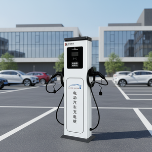 Borne de recharge AC pour véhicules électriques 7kW 14kW 22kW 44kW IP54, sur pied, simple/double pistolet, OEM ODM - Product Image 4