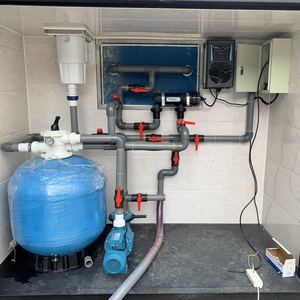 Piscina Portatile in Container - Rivestimento in Fibra di Vetro, Piscina Familiare da Esterno con Sistema di Filtrazione per Villa - Product Image 3