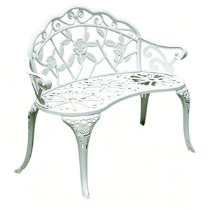 Panca da Esterno per Patio in Alluminio di Alta Qualità, Moderna e Resistente all'Acqua - Product Image 5