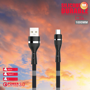 Cable de Carga Rápida 6A Personalizado de Fábrica HYTO, Cable Cargador USB, Cable de Datos con Puerto USB Tipo C para iPhone/Android - Product Image 6