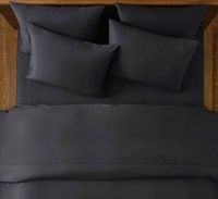 Ensemble de literie pour la maison et l'hôtel en coton 100% EU/US, doux et respirant, avec housse de couette douce et confortable, drap-housse/plat et taies d'oreiller