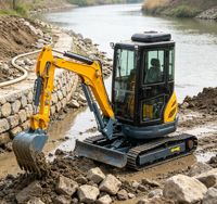 Mini-excavatrice de chantier du fabricant d'origine, best-seller de Chine, vente directe d'usine du Shandong