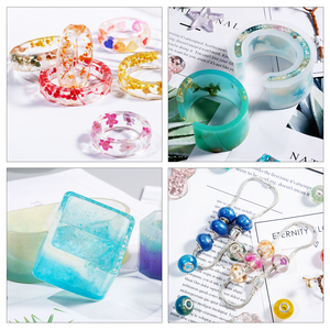 DM908DIYシリコンモールドメイキングキットドライフラワーセットジュエリーパッケージボックス樹脂モールドシリコンキットバンドル初心者向け - Product Image 3