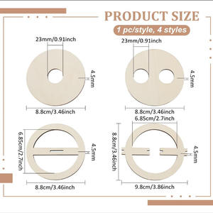 Outil de centrage de mèche de <span class=keywords><strong>bougie</strong></span> en bois avec support stabilisateur pour la fabrication de bougies DIY - Product Image 4