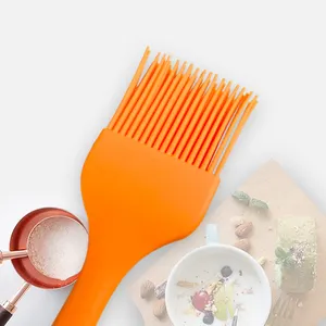 BBQ Sauce Marinade Meat Glazing Oil Brush Heat Resistant Grill Basting Brush Silicone Pastry Baking Brush