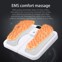 Nouveau modèle 2026 : Appareil de massage TENS EMS, masseur de pieds à impulsions, coussinet EMS pour les pieds, coussinet de massage vibrant intelligent pour acupuncture des pieds