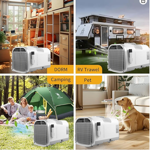 เครื่องปรับอากาศพลังงานแสงอาทิตย์แบบพกพา ราคาประหยัด 9600BTU คอมเพรสเซอร์ทำความเย็น สำหรับบ้าน สำนักงาน แคมป์ปิ้ง รถยนต์ เต็นท์ ขายส่งจากโรงงาน - Product Image 5
