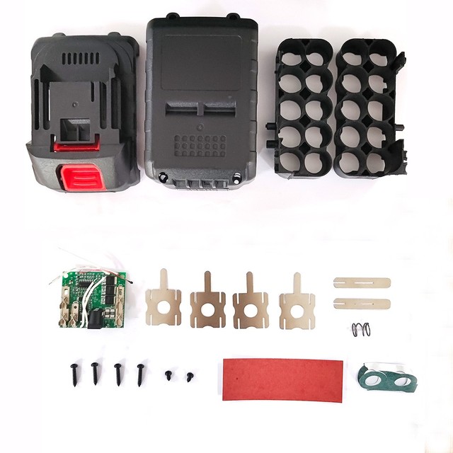 Electric drill wrench Battery Case with BMS 21V battery charging protection PCB board housings kit for power tool battery pack
