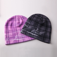 Chapeau d'hiver personnalisé de haute qualité, jacquard, imprimé intégral, bonnet en tricot avec logo personnalisé