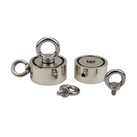 Logo imprimé personnalisé Super fort 11Kg-3000Kg ensemble de pêche magnétique néodyme 25 6600 Lb Kit d'aimant de pêche avec étui à corde