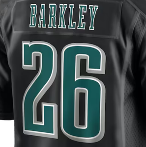 2025 Waggelen Top Gestikte Amerikaanse Voetbalshirts Philadelphia 26 Barkley 33 Dejean 98 Carter - Product Image 2
