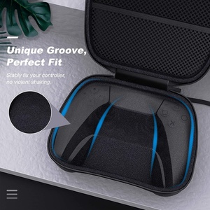 Black Eva Shell Hard Video Game Bag para Ps4 Ps5 Remote Controller Case - Case Only - Product Image 6