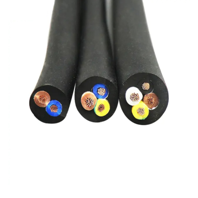 HOT SALE H03RN-F H05RN-F H07RN-F Insulated Power Cables 3X1.5 3X2.5 3X3.5mm2 YC YH Rubber Flexible Copper Wire Cables