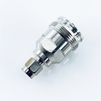 Conector Coaxial RF 4,3-10 hembra a SMA macho, adaptador para comunicación, bajo PIM, proveedor Chino