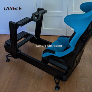 <span class=keywords><strong>Cockpit</strong></span> en aluminium à mouvement réglable noir/argent anodisé 4080 profilé en aluminium Sim Racing <span class=keywords><strong>Cockpit</strong></span> Simulator Playseat - Product Image 2