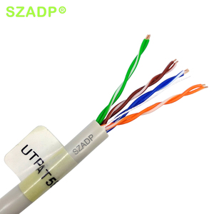 Szadp 23AWG 24AWG <span class=keywords><strong>CAT5</strong></span> CAT5E cu CCA <span class=keywords><strong>ccam</strong></span> cu UTP/<span class=keywords><strong>FTP</strong></span> đầy đủ PVC Áo khoác LAN Cáp 305m - Product Image 3