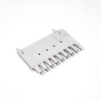 Disipador de Calor de Aluminio Extruido Serie 6000 con Diseño de Aletas Densas para Refrigeración de Fuentes de Alimentación y Routers
